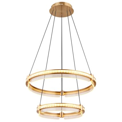 Globo - Candelabru cu cristale LED reglabil pe cablu LED/78W/230V 2700K-6000K + telecomandă