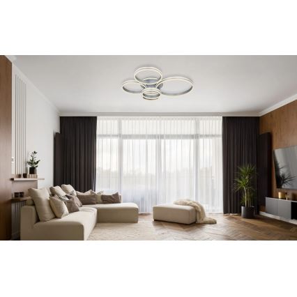 Globo - Plafonieră LED dimabilă/120W/230V 2700-6000K 90x114 cm + telecomandă