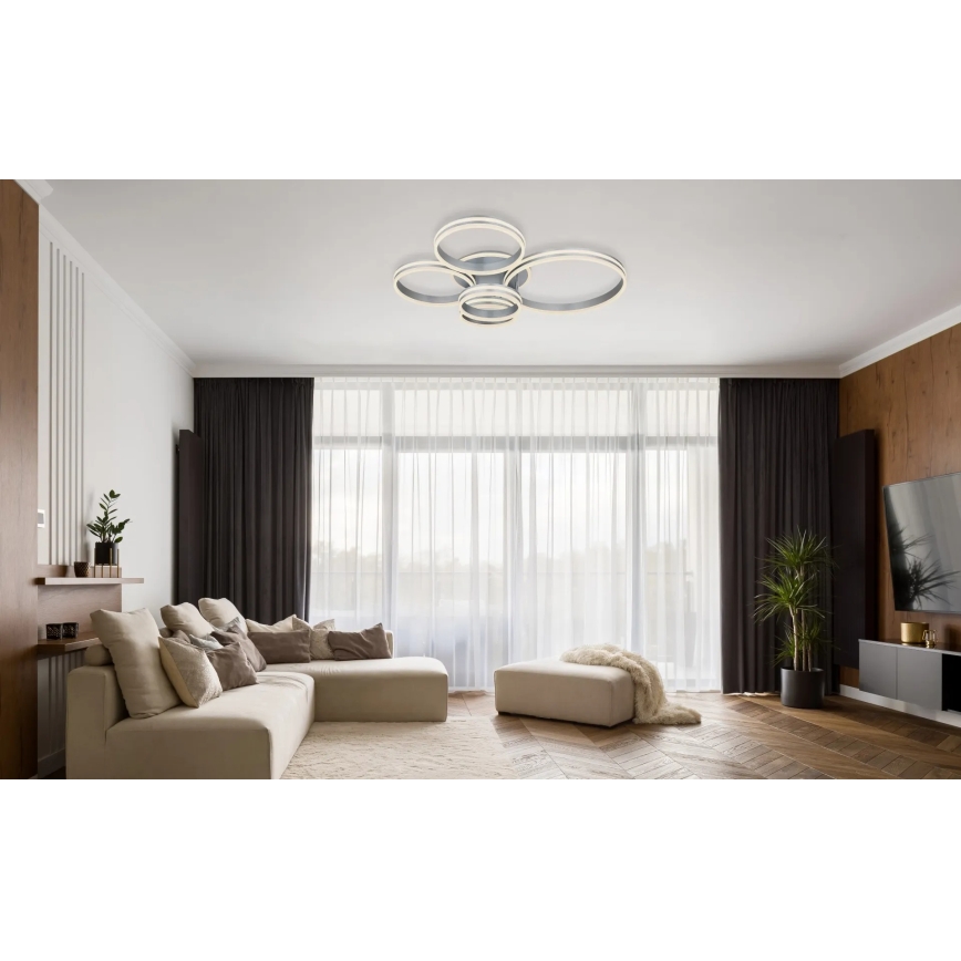 Globo - Plafonieră LED dimabilă/120W/230V 2700-6000K 90x114 cm + telecomandă