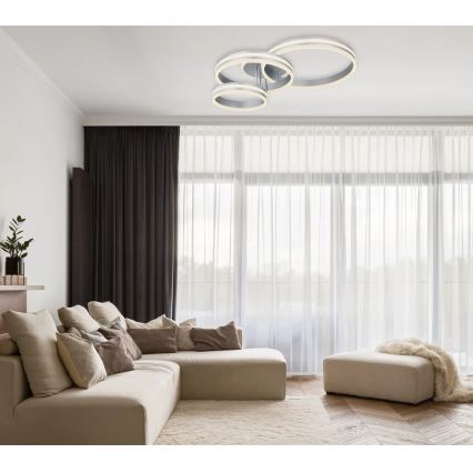Globo - Plafonieră LED dimabilă LED/72W/230V 2700-6000K 60x80 cm + telecomandă