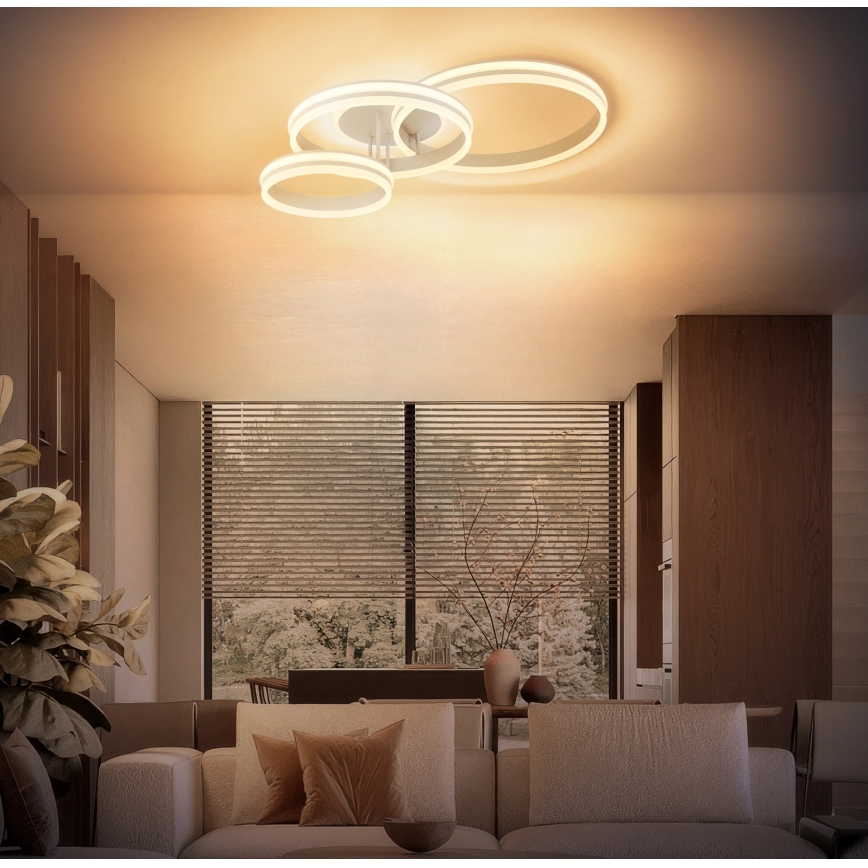 Globo - Plafonieră LED reglabilă LED/72W/230V 3000K 79,5x50 cm