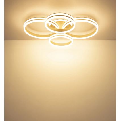 Globo - Plafonieră LED reglabilă LED/92W/230V 3000K 68x84,5 cm