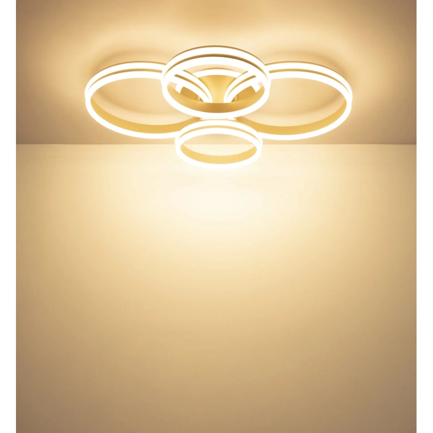 Globo - Plafonieră LED reglabilă LED/92W/230V 3000K 68x84,5 cm