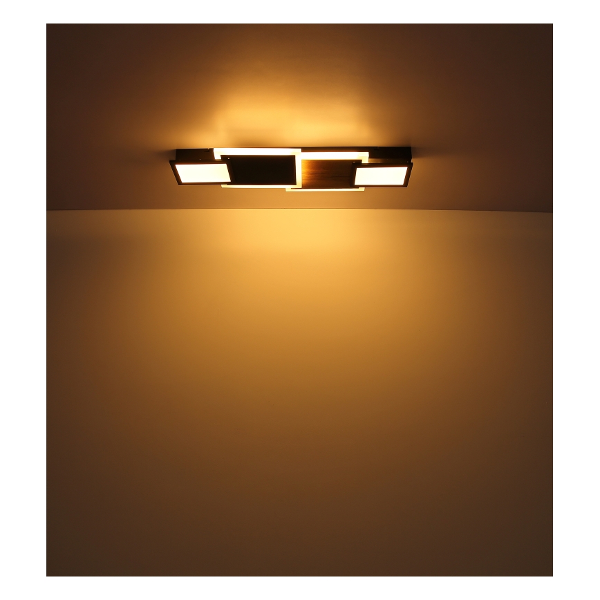 Globo 67279-30 - Plafonieră LED CAROLINE LED/30W/230V 25x71,5 cm bej/negru