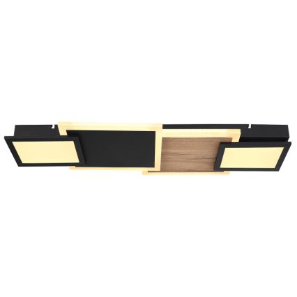 Globo 67279-30 - Plafonieră LED CAROLINE LED/30W/230V 25x71,5 cm bej/negru