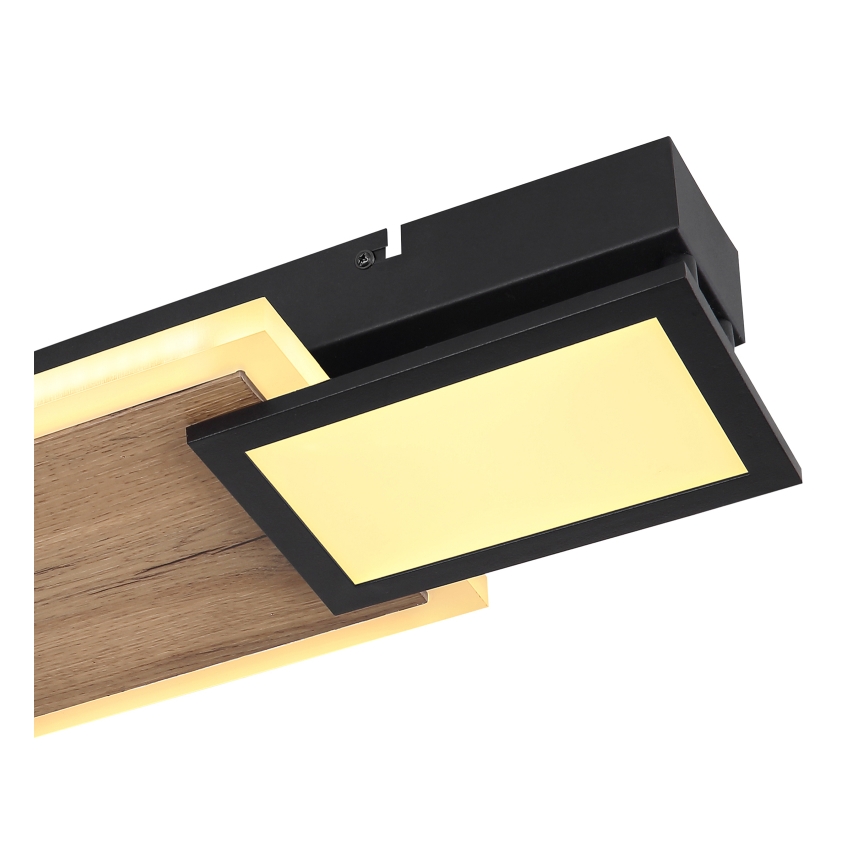 Globo 67279-30 - Plafonieră LED CAROLINE LED/30W/230V 25x71,5 cm bej/negru