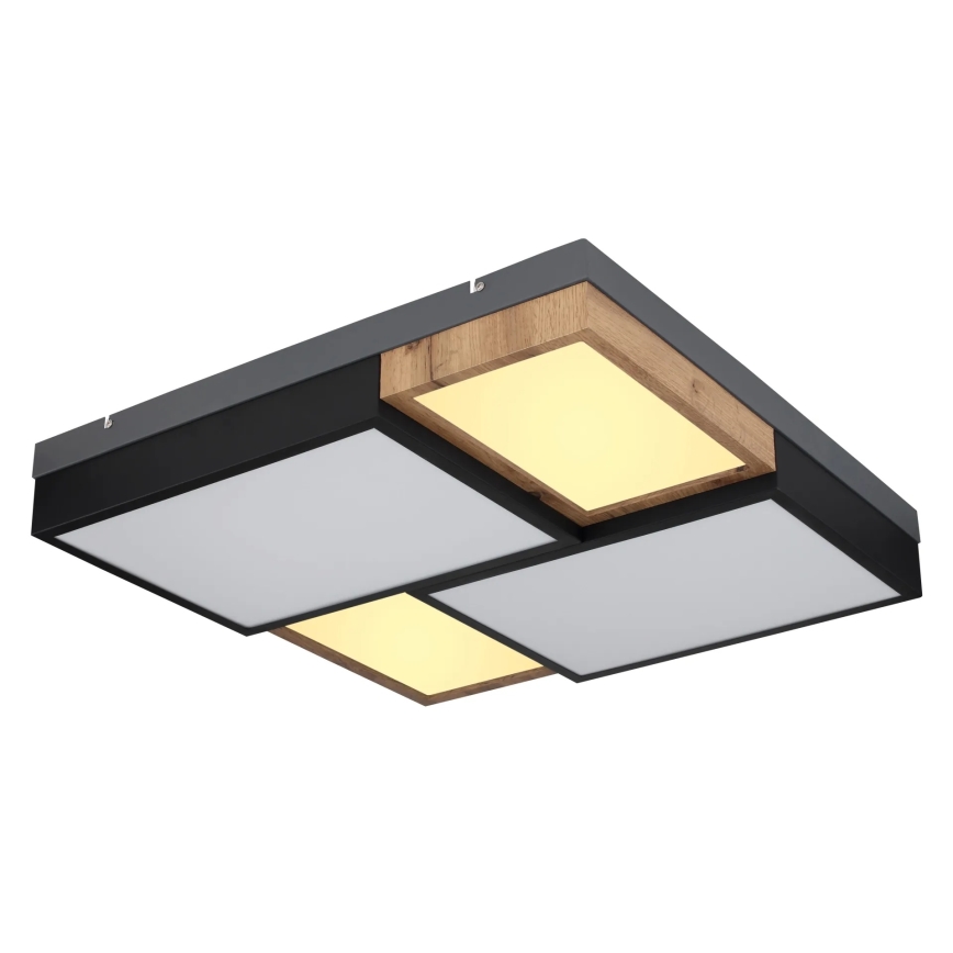 Globo 67286-50 - Plafonieră LED GUNDI LED/50W/230V 60x60 cm maro/negru