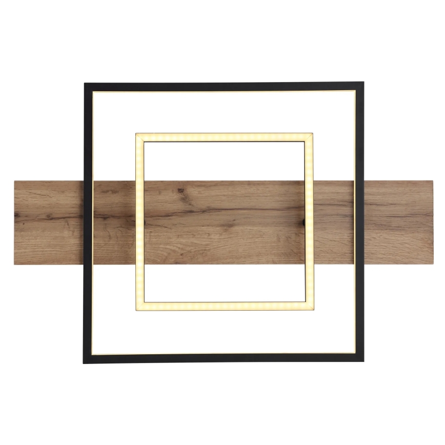 Globo 67289D - Plafonieră LED dimabilă VANNI LED/24W/230V 40x60 cm maro/negru