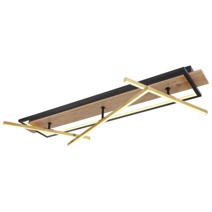 Globo 67296D2 - Plafonieră LED BEATRIX, 48W, 230V, 60,5 x 100 cm, maro