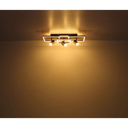 Globo - Plafonieră LED/48W/230V + 3xGU10/5W 3000K 27x72 cm