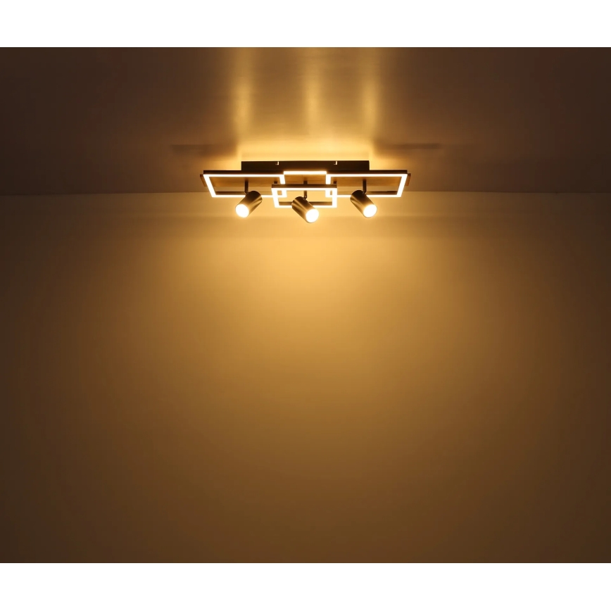 Globo - Plafonieră LED/48W/230V + 3xGU10/5W 3000K 27x72 cm