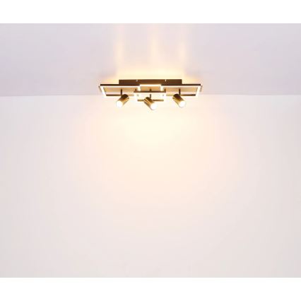 Globo - Plafonieră LED/48W/230V + 3xGU10/5W 3000K 27x72 cm