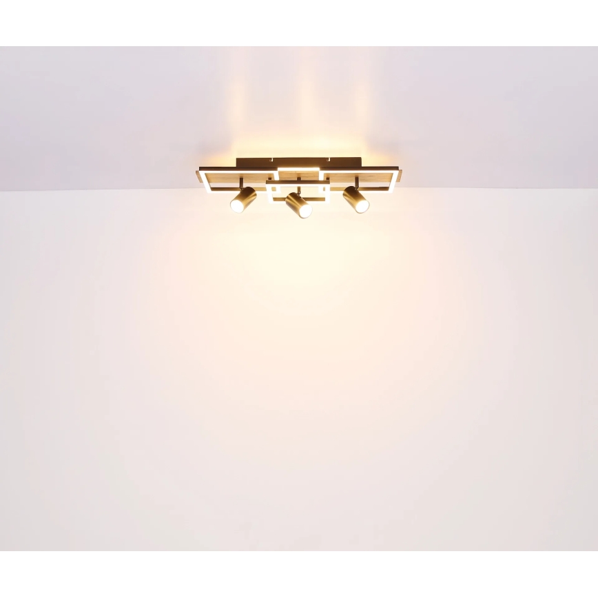 Globo - Plafonieră LED/48W/230V + 3xGU10/5W 3000K 27x72 cm