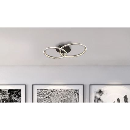 Globo - Plafonieră LED dimabilă LED/50W/230V 2700-6000K 50x75 cm + telecomandă