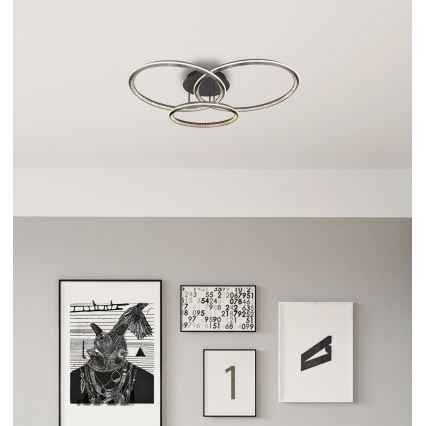 Globo - plafonieră LED reglabilă LED/72W/230V 2700-6000K 109,5x80,5 cm + telecomandă
