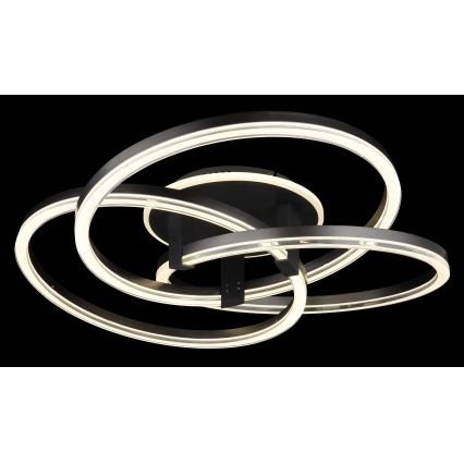 Globo - Lampă de tavan LED dimabilă, 75W/230V, 2700-6000K, Ø 78 cm + telecomandă