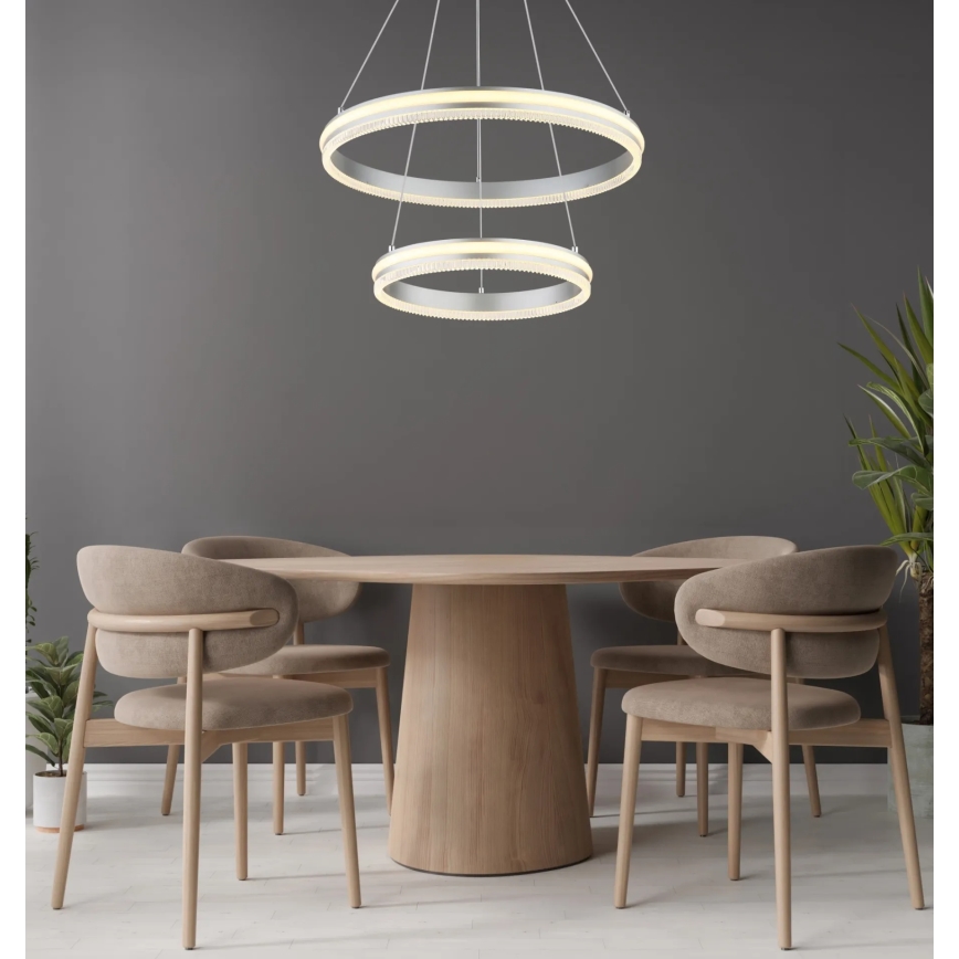 Globo - Corp de iluminat LED dimabil suspendat pe cablu LED/60W/230V 2700-6000K + telecomandă