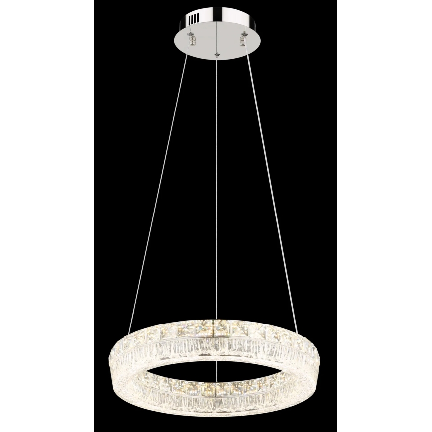 Globo - Lustră LED reglabilă suspendată pe cablu LED/24W/230V 2700-6000K transparentă + telecomandă
