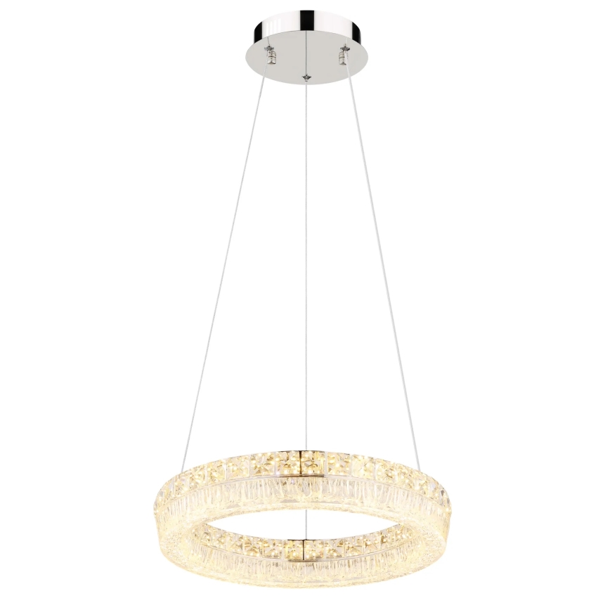 Globo - Lustră LED reglabilă suspendată pe cablu LED/24W/230V 2700-6000K transparentă + telecomandă