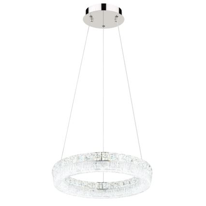 Globo - Lustră LED reglabilă suspendată pe cablu LED/24W/230V 2700-6000K transparentă + telecomandă
