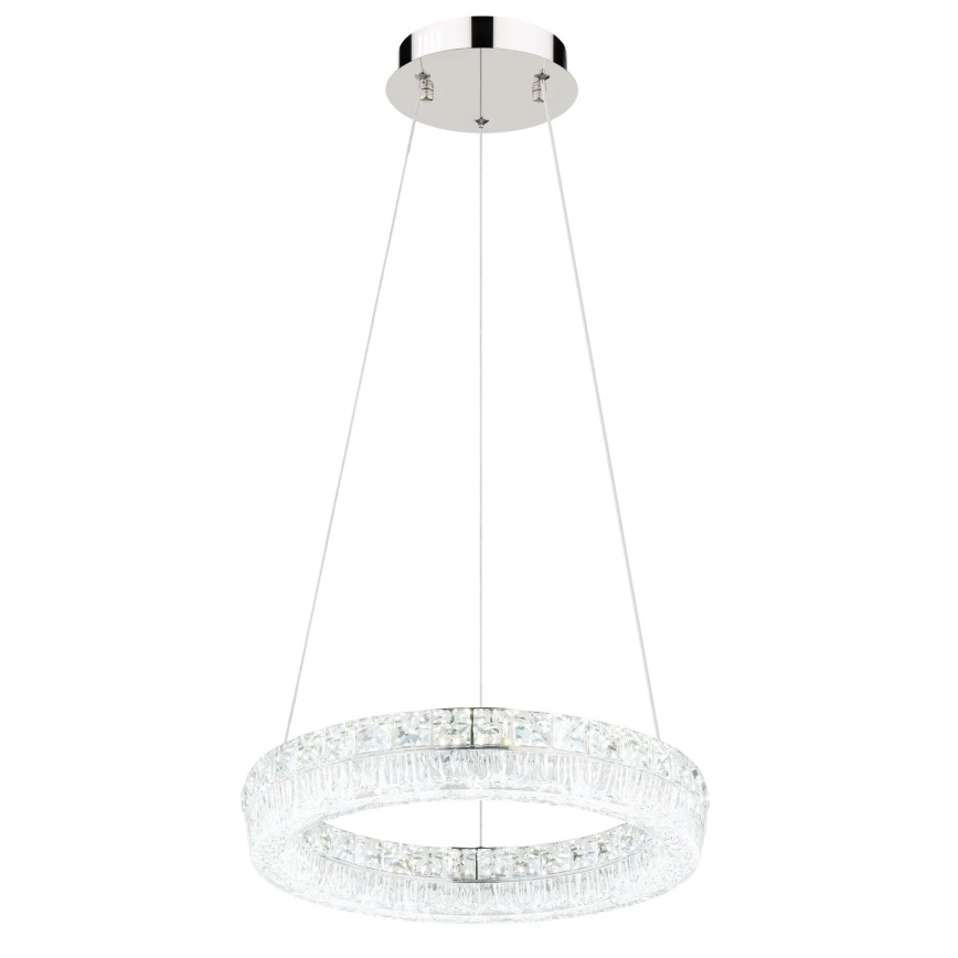 Globo - Lustră LED reglabilă suspendată pe cablu LED/24W/230V 2700-6000K transparentă + telecomandă