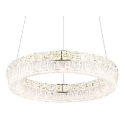 Globo - Lustră LED reglabilă suspendată pe cablu LED/24W/230V 2700-6000K transparentă + telecomandă