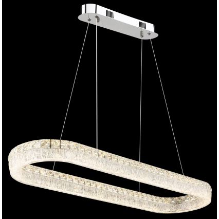 Globo - Lampă suspendată LED reglabilă pe cablu LED/40W/230V 2700-6000K clară + telecomandă