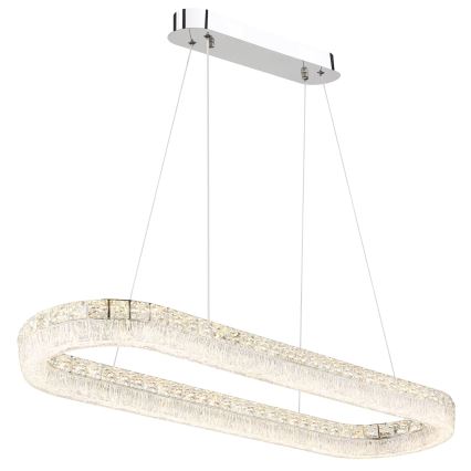 Globo - Lampă suspendată LED reglabilă pe cablu LED/40W/230V 2700-6000K clară + telecomandă