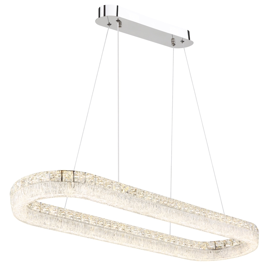 Globo - Lampă suspendată LED reglabilă pe cablu LED/40W/230V 2700-6000K clară + telecomandă