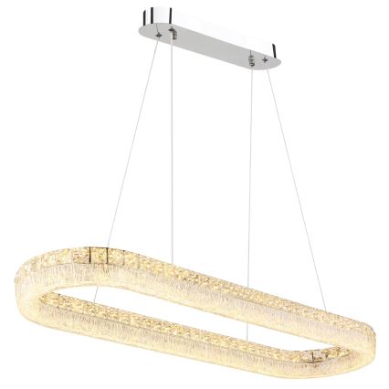 Globo - Lampă suspendată LED reglabilă pe cablu LED/40W/230V 2700-6000K clară + telecomandă