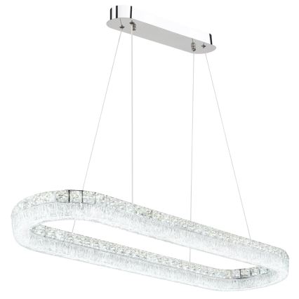 Globo - Lampă suspendată LED reglabilă pe cablu LED/40W/230V 2700-6000K clară + telecomandă