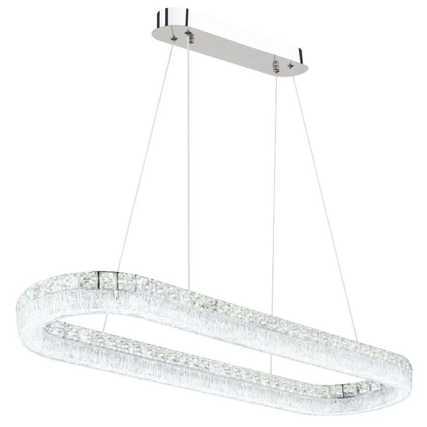 Globo - Lampă suspendată LED reglabilă pe cablu LED/40W/230V 2700-6000K clară + telecomandă