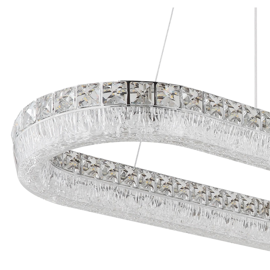 Globo - Lampă suspendată LED reglabilă pe cablu LED/40W/230V 2700-6000K clară + telecomandă