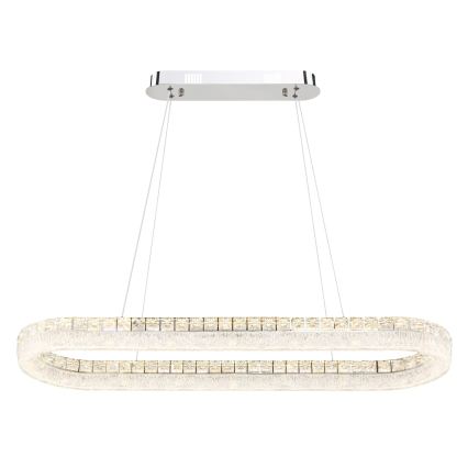 Globo - Lampă suspendată LED reglabilă pe cablu LED/40W/230V 2700-6000K clară + telecomandă