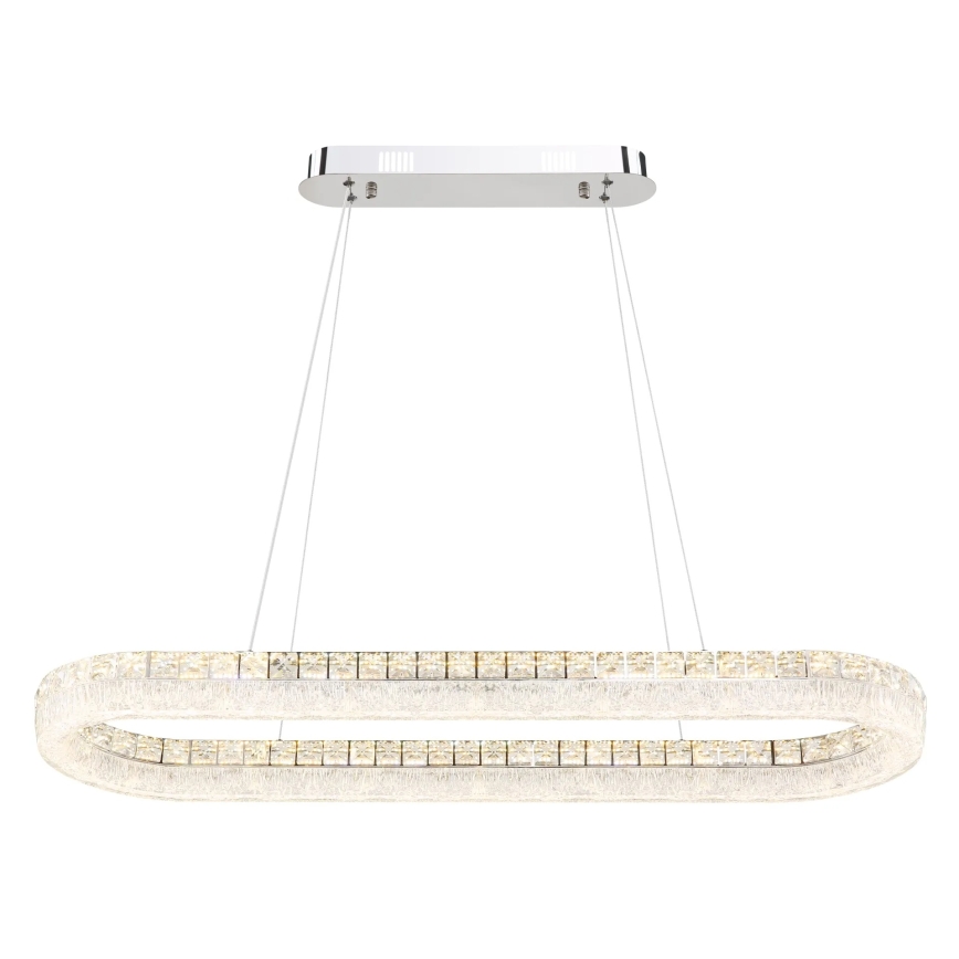 Globo - Lampă suspendată LED reglabilă pe cablu LED/40W/230V 2700-6000K clară + telecomandă