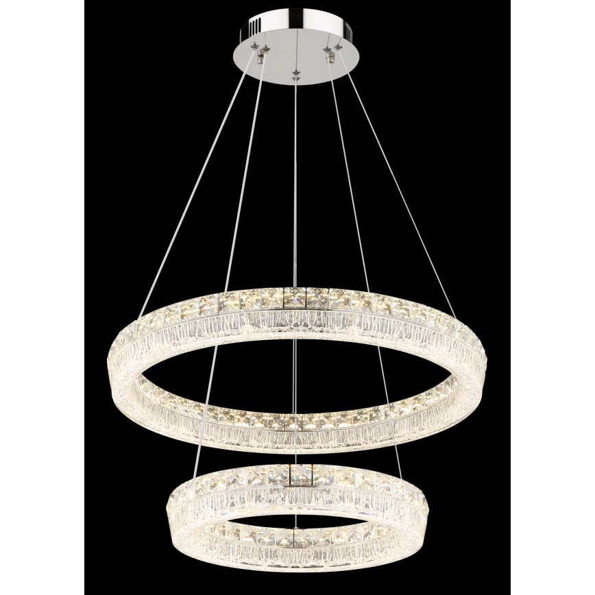 Globo - Lustră LED reglabilă pe cablu LED/60W/230V 2700-6000K clară + telecomandă