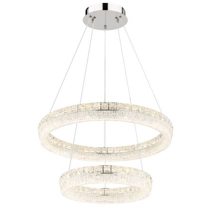 Globo - Lustră LED reglabilă pe cablu LED/60W/230V 2700-6000K clară + telecomandă
