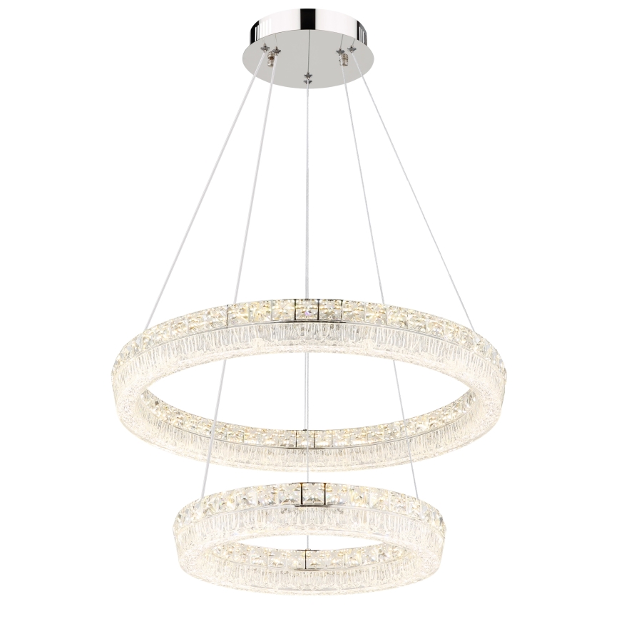 Globo - Lustră LED reglabilă pe cablu LED/60W/230V 2700-6000K clară + telecomandă
