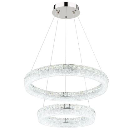 Globo - Lustră LED reglabilă pe cablu LED/60W/230V 2700-6000K clară + telecomandă