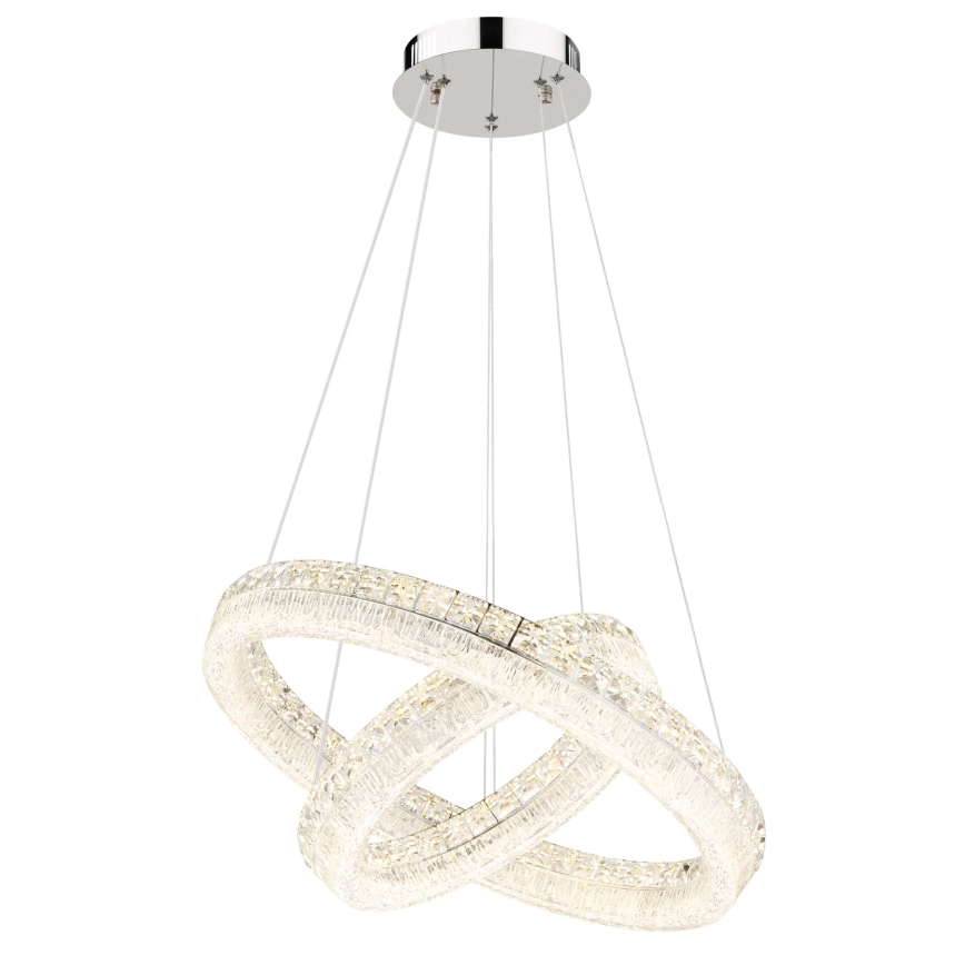 Globo - Lustră LED reglabilă pe cablu LED/60W/230V 2700-6000K clară + telecomandă