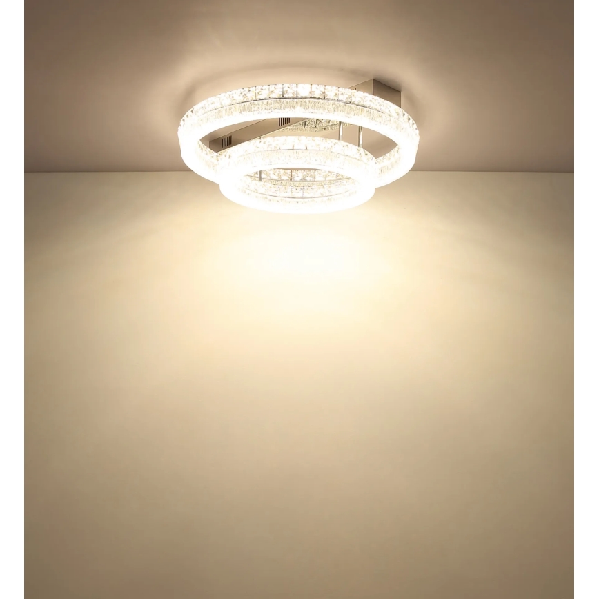 Globo - Plafonieră LED dimabilă LED/60W/230V 2700–6000K transparentă + telecomandă