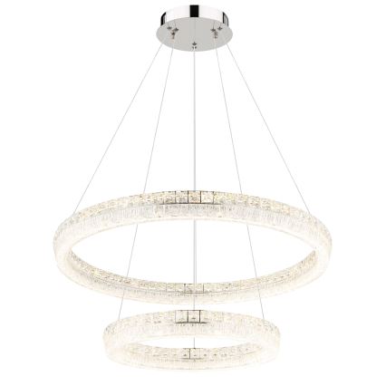 Globo - Lustră LED reglabilă pe cablu LED/72W/230V 2700-6000K transparentă + telecomandă