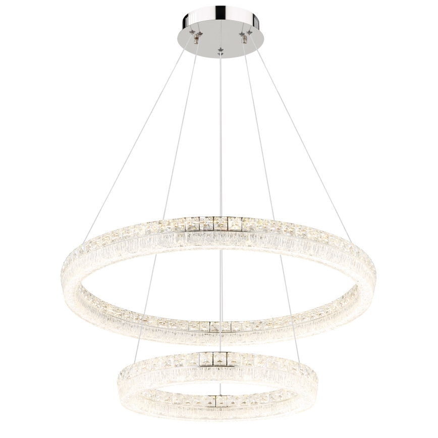 Globo - Lustră LED reglabilă pe cablu LED/72W/230V 2700-6000K transparentă + telecomandă
