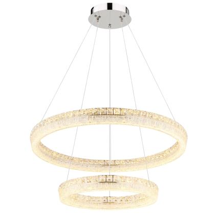Globo - Lustră LED reglabilă pe cablu LED/72W/230V 2700-6000K transparentă + telecomandă