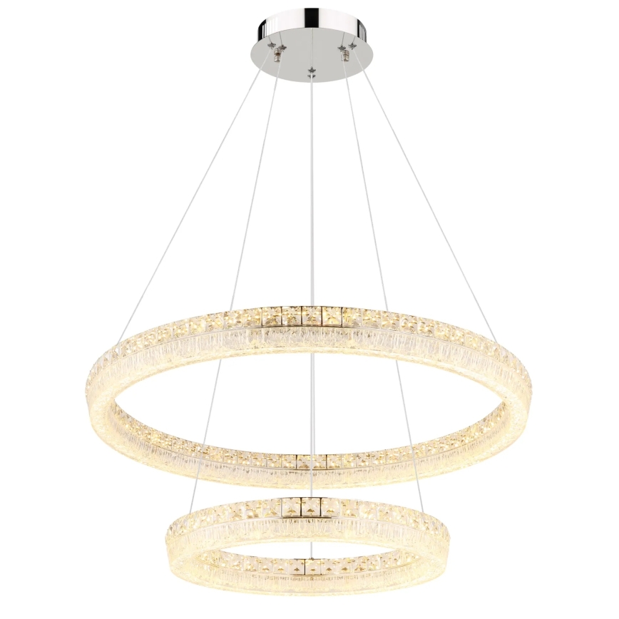 Globo - Lustră LED reglabilă pe cablu LED/72W/230V 2700-6000K transparentă + telecomandă