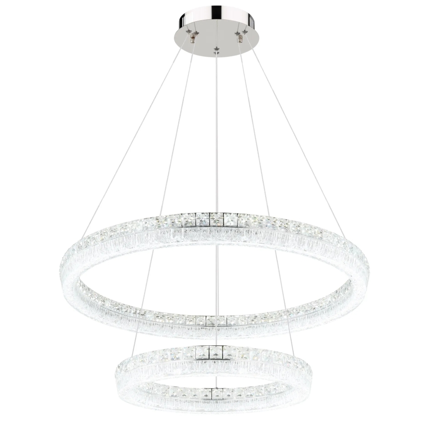 Globo - Lustră LED reglabilă pe cablu LED/72W/230V 2700-6000K transparentă + telecomandă