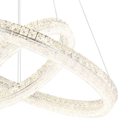 Globo - Lustră LED reglabilă pe cablu LED/72W/230V 2700-6000K transparentă + telecomandă
