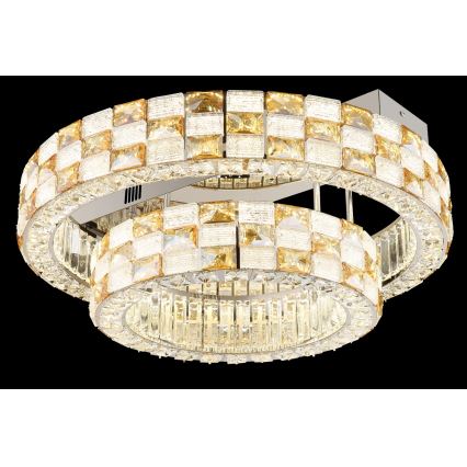 Globo - Plafonieră LED dimabilă, 55W/230V, 2700-6000K, diam. 61 cm, cu telecomandă