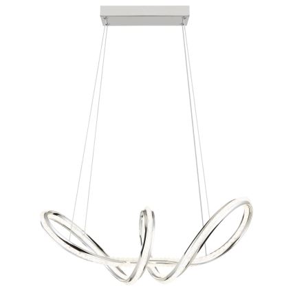 Globo - Lustră LED reglabilă pe cablu LED/45W/230V 2700-6000K crom lucios + telecomandă