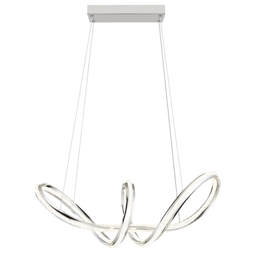Globo - Lustră LED reglabilă pe cablu LED/45W/230V 2700-6000K crom lucios + telecomandă
